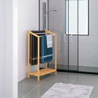 Ξύλινη Πετσετοκρεμάστρα από Μπαμπού με Ανοξείδωτες Ράβδους 51 x 31 ... Ξύλινη Πετσετοκρεμάστρα από Μπαμπού με Ανοξείδωτες Ράβδους 51 x 31 ...