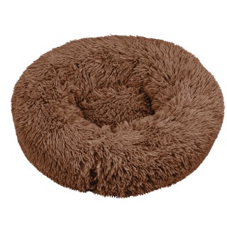 Galileo Κουβούκλιο shaggy στρογγυλό 50 cm με επένδυση και αντιολισθ...