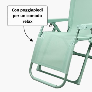 BAKAJI Σετ 2 Καρέκλες Gravity Luxor με Δίσκο Αποθήκευσης, Υποπόδιο ...