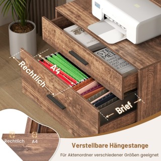 Πολυλειτουργικό Ντουλάπι Αρχείων με Ράφια, Συρτάρια και Βάση Εκτυπω... Πολυλειτουργικό Ντουλάπι Αρχείων με Ράφια, Συρτάρια και Βάση Εκτυπω...