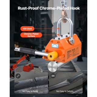 VEVOR Μαγνητικό Ανυψωτικό Καπάκι με Καρότσι, 600 kg, Πτυσσόμενο και... VEVOR Μαγνητικό Ανυψωτικό Καπάκι με Καρότσι, 600 kg, Πτυσσόμενο και...