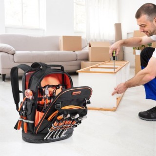 VEVOR Σακίδιο Εργαλείων 64 Θήκες Ανθεκτικό για Ηλεκτρολόγους GJBB14... VEVOR Σακίδιο Εργαλείων 64 Θήκες Ανθεκτικό για Ηλεκτρολόγους GJBB14...