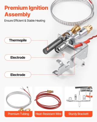 VEVOR Σύστημα Ανάφλεξης Υγραερίου για Τζάκια, Συμβατό με Αρκετά Μον... VEVOR Σύστημα Ανάφλεξης Υγραερίου για Τζάκια, Συμβατό με Αρκετά Μον...