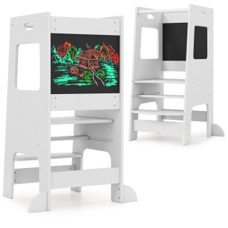 Costway Παιδική Σκαλοπάτια Κουζίνας με Ρυθμιζόμενη Πλατφόρμα και Πί... Costway Παιδική Σκαλοπάτια Κουζίνας με Ρυθμιζόμενη Πλατφόρμα και Πί...