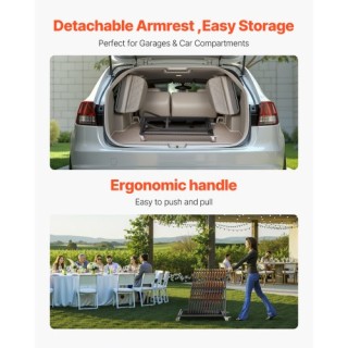 VEVOR Καρότσι Αποθήκευσης Καρεκλών L-Σχήματος για 25 Καρέκλες, 300 ... VEVOR Καρότσι Αποθήκευσης Καρεκλών L-Σχήματος για 25 Καρέκλες, 300 ...