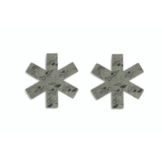 Galileo Σετ 2 Προστατευτικά Τηγανιών 38 εκ. από Πολυεστερικό Τσόχιν...