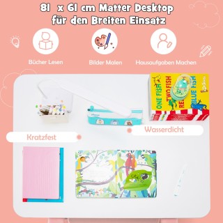 Costway Παιδική Καρέκλα Ρυθμιζόμενου Ύψους με Εργονομικό Σχεδιασμό... Costway Παιδική Καρέκλα Ρυθμιζόμενου Ύψους με Εργονομικό Σχεδιασμό...