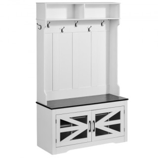 VEVOR Ξύλινη Κρεμάστρα με Πάγκο και 7 Γάντζους για Είσοδο MZDGNYM... VEVOR Ξύλινη Κρεμάστρα με Πάγκο και 7 Γάντζους για Είσοδο MZDGNYM...