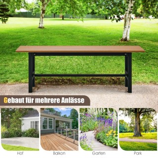 Costway Εξωτερικός Πάγκος Καθιστικού από HDPE με Ανθεκτική Κατασκευ... Costway Εξωτερικός Πάγκος Καθιστικού από HDPE με Ανθεκτική Κατασκευ...