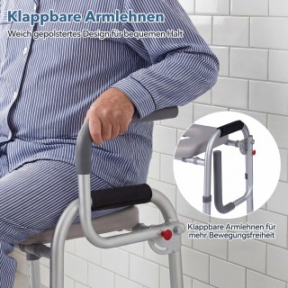 Costway Ανυψωτικό κάθισμα λεκάνης για ηλικιωμένους με αναδιπλούμενε... Costway Ανυψωτικό κάθισμα λεκάνης για ηλικιωμένους με αναδιπλούμενε...