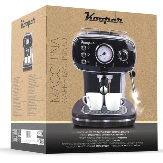 Kooper Αυτόματη καφετιέρα espresso με ακροφύσιο ατμού για cappuccin... Kooper Αυτόματη καφετιέρα espresso με ακροφύσιο ατμού για cappuccin...