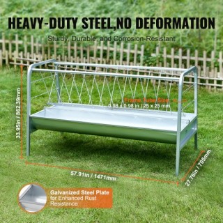 VEVOR Δοχείο Τροφής 2 σε 1 για Πρόβατα 80 Γαλόνια SCWSQ5919633EY6... VEVOR Δοχείο Τροφής 2 σε 1 για Πρόβατα 80 Γαλόνια SCWSQ5919633EY6...