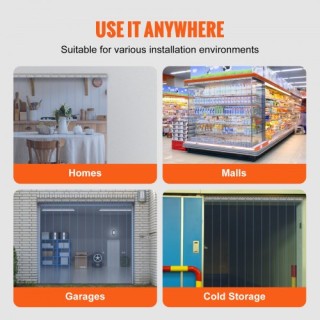 Διαφανής Πόρτα PVC VEVOR 72 x 96 για Ψυγείο/Καταψύκτη PZMLPZPTLGGH... Διαφανής Πόρτα PVC VEVOR 72 x 96 για Ψυγείο/Καταψύκτη PZMLPZPTLGGH...