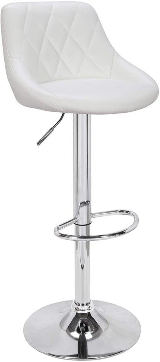 BAKAJI  Σετ 2 Σκαμπό Κουζίνας με Επένδυση Δέρματος, Περιστρεφόμενο ...