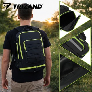 Trizand Τσάντα Ποδηλάτου Πορτμπαγκάζ 3 σε 1 Αδιάβροχη 65L με Πλαϊνέ...