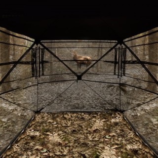 VEVOR Κυνηγετικό Καταφύγιο 270° Διαφανές Έδαφος με Μονόδρομο Πλέγμα...