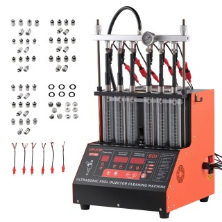 VEVOR Μηχανή Καθαρισμού Μπεκ Εγχύσεων, 9 Λειτουργίες Δοκιμής, Υπερη...