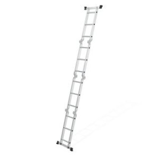 ModernHome Πτυσσόμενη Σκάλα Αλουμινίου 4x3 Μέγιστο Βάρος 150 kg WK4... ModernHome Πτυσσόμενη Σκάλα Αλουμινίου 4x3 Μέγιστο Βάρος 150 kg WK4...