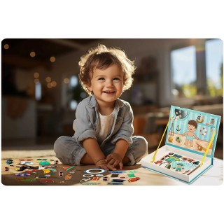 Μαγνητικό Παιχνίδι - Βιβλίο Παζλ Μεταμφιέσεις 777005 Ricokids Μαγνητικό Παιχνίδι - Βιβλίο Παζλ Μεταμφιέσεις 777005 Ricokids