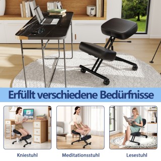 Costway Εργονομικό Σκαμνί Γονάτων με Κεκλιμένο Κάθισμα για Ανακούφι...