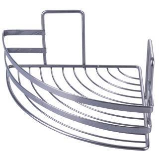 Galileo Γωνιακό ράφι σιδήρου 22x22x105 cm, ασημί 5914752 Galileo Γωνιακό ράφι σιδήρου 22x22x105 cm, ασημί 5914752