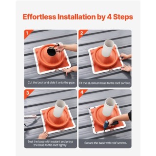 VEVOR 2 Τεμάχια Μεταλλική Στέγη Σωλήνα Στεγανωτικό Κάλυμμα για Σωλή... VEVOR 2 Τεμάχια Μεταλλική Στέγη Σωλήνα Στεγανωτικό Κάλυμμα για Σωλή...