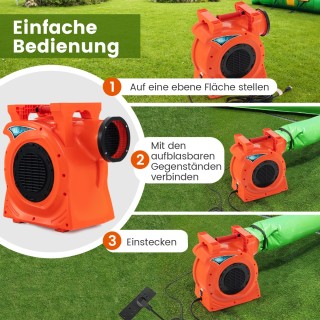 Costway Επαγγελματικός Ανεμιστήρας 2300W με Κινητήρα 2-HP & Λαβή ES...