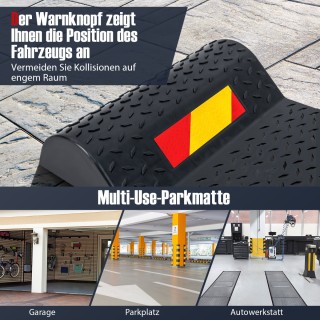 Costway Πολυλειτουργικό Πατάκι Στάθμευσης για Αυτοκίνητα - Ασφάλει... Costway Πολυλειτουργικό Πατάκι Στάθμευσης για Αυτοκίνητα - Ασφάλει...