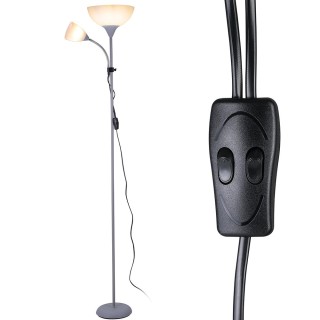 BAKAJI Λάμπα Δαπέδου 180cm Μοντέρνος Σχεδιασμός 2 Βραχίονες Αμπαζο... BAKAJI Λάμπα Δαπέδου 180cm Μοντέρνος Σχεδιασμός 2 Βραχίονες Αμπαζο...