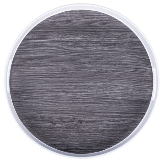 Galileo Στρογγυλός δίσκος 33 cm από πλαστικό PP με ξύλινη όψη, με δ...