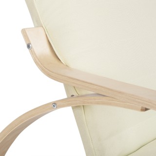 Καρέκλα Κουνιστή Πολυθρόνα Χαλάρωσης Βαμβακερή με Υποπόδιο 67 x 120... Καρέκλα Κουνιστή Πολυθρόνα Χαλάρωσης Βαμβακερή με Υποπόδιο 67 x 120...