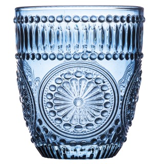 Galileo Σετ 2 ποτήρια νερού 330 ml από γυαλί με ανάγλυφο γεωμετρικό...