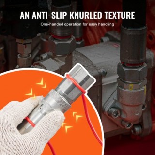 VEVOR Υδραυλικοί Συζεύκτες 1/2 με Καπάκια Σκόνης  YYKSJTISO1605BND4V0