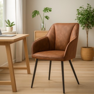 Shally Dogan Εργονομική Καρέκλα σε Υφή Μικροϊνών με Μεταλλικά Πόδια... Shally Dogan Εργονομική Καρέκλα σε Υφή Μικροϊνών με Μεταλλικά Πόδια...