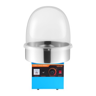 VEVOR Ηλεκτρική Μηχανή Μαλλιού Γριάς 1000W με Κάλυμα, Γαλάζια ZHSKU...