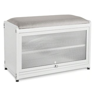 BAKAJI Παπουτσοθήκη με Κάθισμα Λευκή 1 Πόρτα Εξοικονόμησης Χώρου με... BAKAJI Παπουτσοθήκη με Κάθισμα Λευκή 1 Πόρτα Εξοικονόμησης Χώρου με...