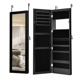 Costway Πολυλειτουργική Ντουλάπα Κοσμημάτων με Καθρέφτη και LED Φω... Costway Πολυλειτουργική Ντουλάπα Κοσμημάτων με Καθρέφτη και LED Φω...