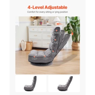 VEVOR Περιστρεφόμενη Καρέκλα Gaming με 4 Ρυθμιζόμενες Θέσεις DBYXZK... VEVOR Περιστρεφόμενη Καρέκλα Gaming με 4 Ρυθμιζόμενες Θέσεις DBYXZK...