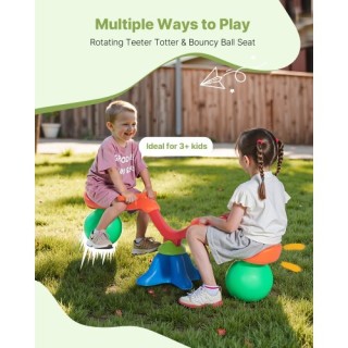 VEVOR Παιδική Τραμπάλα 25kg με Περιστροφή 360 Μοιρών για 3+ Ετών YG...