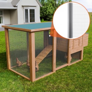 Πλέγμα VEVOR 1/2 48x50ft 19 Ga για Περίφραξη Κοτόπουλων DXGSWL48IN... Πλέγμα VEVOR 1/2 48x50ft 19 Ga για Περίφραξη Κοτόπουλων DXGSWL48IN...