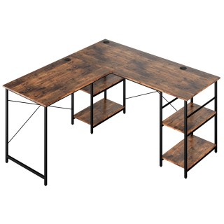 Costway Μετατρέψιμο Γραφείο Υπολογιστή 151 x 151 x 75 cm σε Σχήμα L... Costway Μετατρέψιμο Γραφείο Υπολογιστή 151 x 151 x 75 cm σε Σχήμα L...