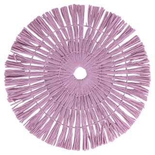 Villa DEste  Σετ 6 τμχ Στρογγυλό πλεκτό σουπλά 38 εκ. από χαρτί Cal...