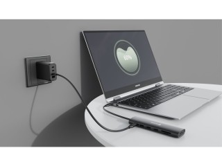 SWISSTEN Πολυαντάπτορας USB-C 7 σε 1 (USB-C 100W, HDMI 4K, 1x USB-A...