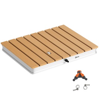 Outsunny Φορητό Ντους Κήπου 70x55 εκ, Ξύλινο, Ύψος έως 4 μ, Ρυθμιζό... Outsunny Φορητό Ντους Κήπου 70x55 εκ, Ξύλινο, Ύψος έως 4 μ, Ρυθμιζό...