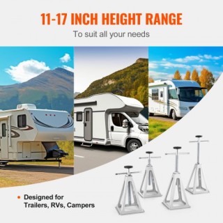 VEVOR Υποστηρίγματα Σταθεροποίησης RV, Σετ 4 Αλουμινένια Υποστηρίγμ...