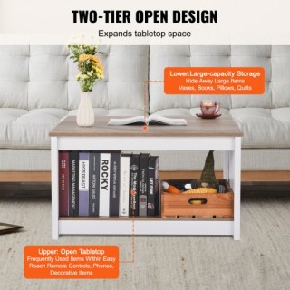 VEVOR Τετράγωνιο Τραπέζι Καφέ 31,5 με Ανοιχτό Χώρο Αποθήκευσης ZFX... VEVOR Τετράγωνιο Τραπέζι Καφέ 31,5 με Ανοιχτό Χώρο Αποθήκευσης ZFX...