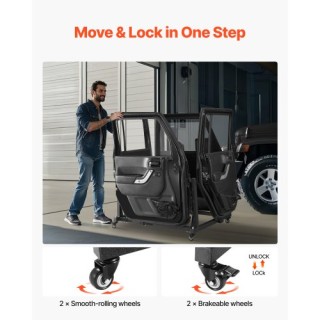 VEVOR Καρότσι για Jeep Wrangler & Gladiator 2007-2023 CMTCFXCZ4PCS2...