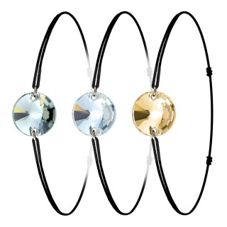 So Charm Σετ 3 Ελαστικά Βραχιόλια διακοσμημένα με Κρύσταλλα Swarovs... So Charm Σετ 3 Ελαστικά Βραχιόλια διακοσμημένα με Κρύσταλλα Swarovs...