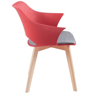 Shally Dogan Σετ 4 Καρέκλες Τραπεζαρίας Κόκκινο Πολυθρόνα Γραφείου... Shally Dogan Σετ 4 Καρέκλες Τραπεζαρίας Κόκκινο Πολυθρόνα Γραφείου...