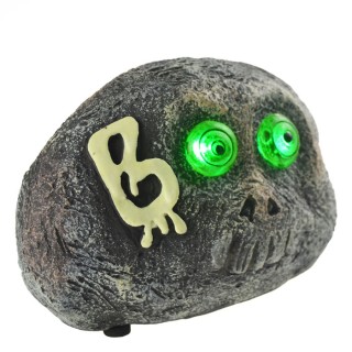 GRUPPO TERA Κρανίο Κεφαλή Σκελετός Σχήμα Πέτρα 2 Πράσινα LED Φωτισμ... GRUPPO TERA Κρανίο Κεφαλή Σκελετός Σχήμα Πέτρα 2 Πράσινα LED Φωτισμ...